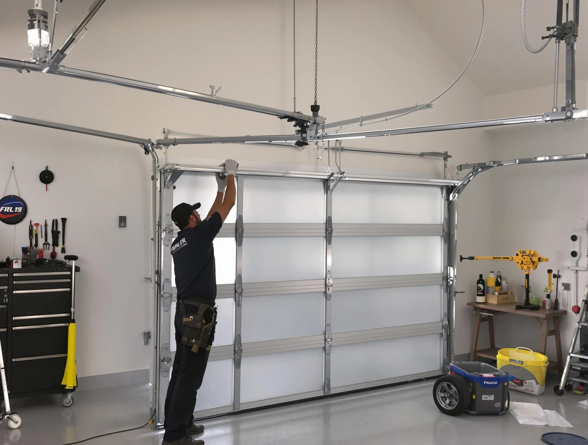 Fair Lawn Garage Door Repair certified team performing precision garage door installation in Fair Lawn