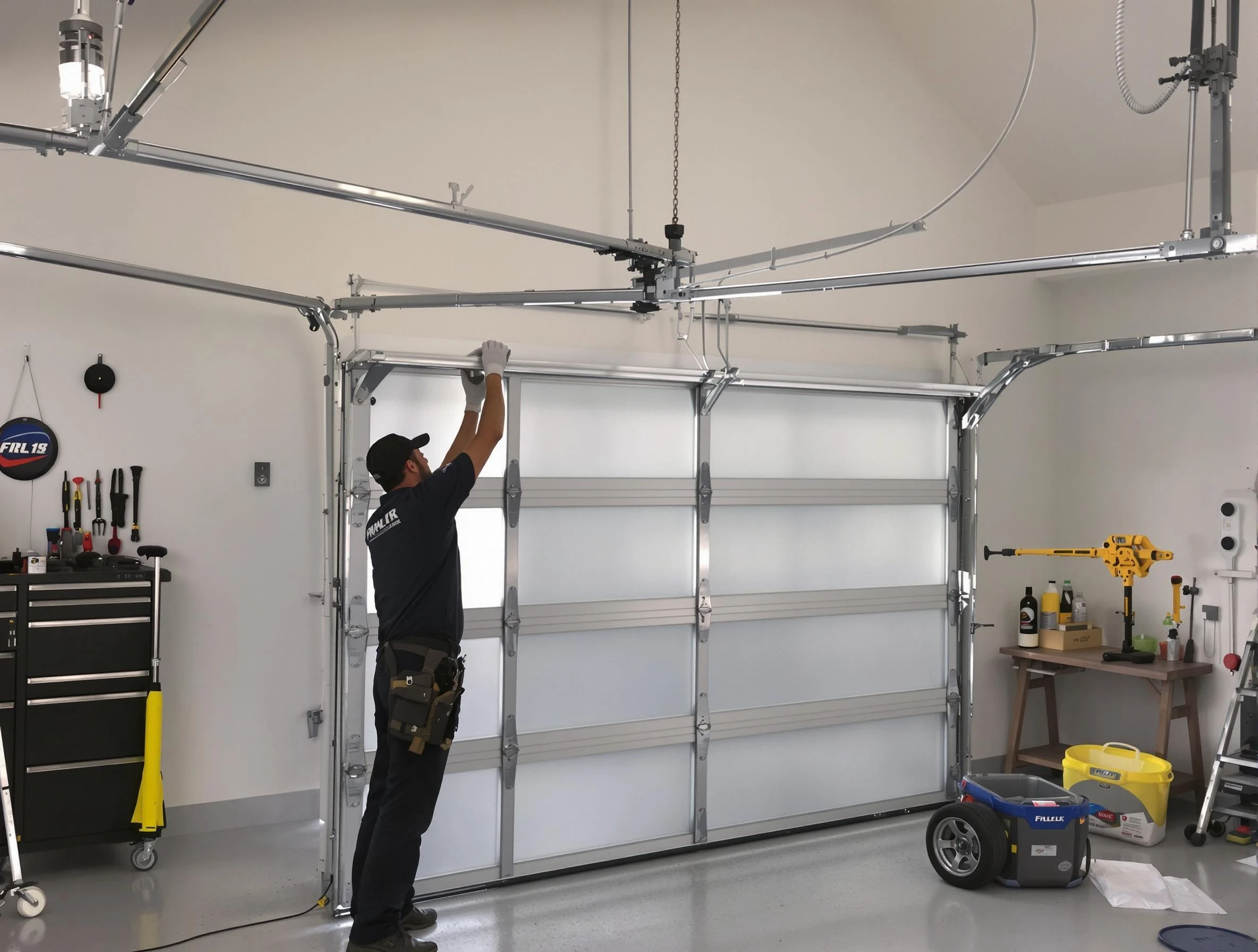 Fair Lawn Garage Door Repair certified team performing precision garage door installation in Fair Lawn
