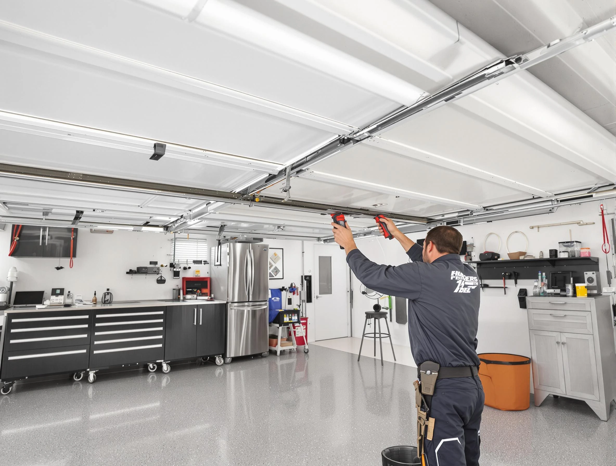 Overhead garage door repair service by Fair Lawn Garage Door Repair in Fair Lawn